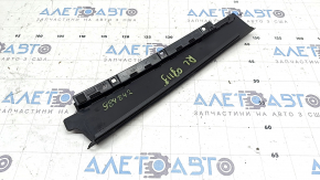 Side door trim, rear left, Audi Q3 8U 15-18, gloss black, glued