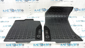Set of floor mats, rubber, Audi Q5 80A 18-25, black