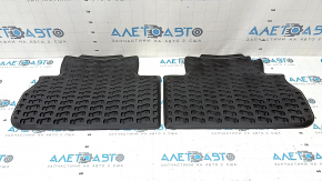 Set of floor mats, rubber, Audi Q5 80A 18-25, black