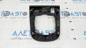 Audi Q3 8U 15-18 center console trim, aluminum, scratches, dents