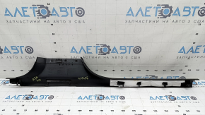 Inner door sill trim, front right, Audi Q3 8U 15-18, black, scratches