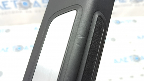 Outer front right threshold trim Audi Q5 80A 18-25 black with chrome, scratches