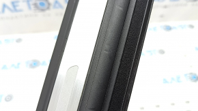 Outer front right threshold trim Audi Q5 80A 18-25 black with chrome, scratches