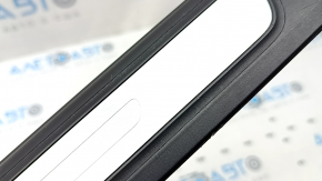 Outer front right threshold trim Audi Q5 80A 18-25 black with chrome, scratches