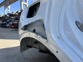 Quarter wing rear right Audi Q5 80A 18-25 on the body, white, dented, missing fragment
