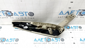 Armrest with door handle for the front right Audi Q5 80A 18-25 with window lift control trim, beige leather
