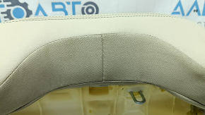 Rear seat cushion upholstery, 2nd row, left, Audi Q5 80A 21-24, beige leather, Standard, for cleaning