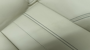 Rear seat cushion upholstery, 2nd row, left, Audi Q5 80A 21-24, beige leather, Standard, for cleaning