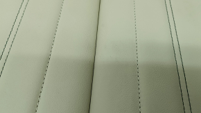 Rear seat cushion upholstery, 2nd row, left, Audi Q5 80A 21-24, beige leather, Standard, for cleaning