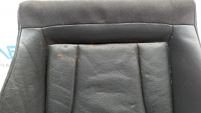 Audi Q3 8U 15-18 passenger seat cushion upholstery, black leather, heated, dry cleanable