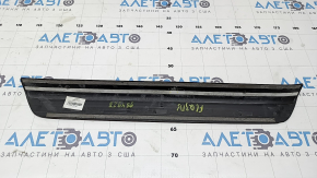 Outer front left threshold trim Audi Q3 8U 15-18 black, scratches, broken guide