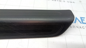 Outer front left threshold trim Audi Q3 8U 15-18 black, scratches, broken guide