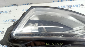 Front left headlight assembly Audi Q3 8U 16-18 xenon, polished, scratches, yellowing DRL