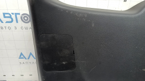 Lower tailgate trim for Hyundai Tucson 22-26, black, with handle, scratches, worn
