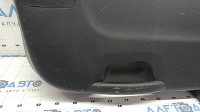 Lower tailgate trim for Hyundai Tucson 22-26, black, with handle, scratches, worn