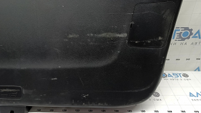 Lower tailgate trim for Hyundai Tucson 22-26, black, with handle, scratches, worn