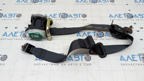 Rear left seat belt with squib for Hyundai Tucson 22-24, black, shot