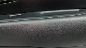 Door trim, rear right card, Hyundai Tucson 22-26, black with black fabric insert, black armrest, chrome molding with black gloss, scratches