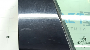 Front right door assembly VW Tiguan 18-24 keyless, white LC9A, dents, scratches on trim and molding
