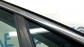 Front right door assembly VW Tiguan 18-24 keyless, white LC9A, dents, scratches on trim and molding