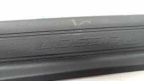 Outer rear right door sill trim Hyundai Tucson 22-26 black, worn