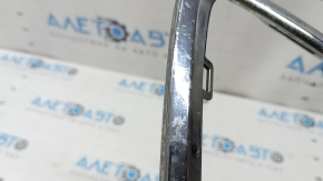Left muffler frame VW Tiguan 18-21 chrome, cloudy, scratches, swollen chrome