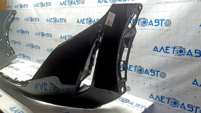 Bare front bumper Nissan Ariya 23-26 green DAP, crack, non-factory holes