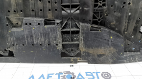 Front bumper central protection Audi Q3 8U 16-18 missing fragment, worn, broken
