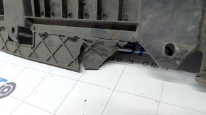 Front bumper central protection Audi Q3 8U 16-18 missing fragment, worn, broken