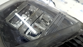 Front left headlight Hyundai Tucson 22-24 reflector, polished, pressed