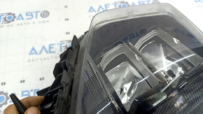 Front left headlight Hyundai Tucson 22-24 reflector, polished, pressed