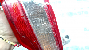 Left rear bumper light Hyundai Tucson 22-24 scratches on glass, missing fragments of housing and glass