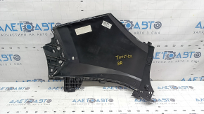 Rear bumper bare right side Hyundai Tucson 22-26 Korea, blue