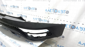 Rear bare bumper, lower part, Hyundai Tucson 22-24, without parking sensors, structure, Korea, dented, crack, scratches, missing fragments