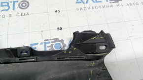 Rear bare bumper, lower part, Hyundai Tucson 22-24, without parking sensors, structure, Korea, dented, crack, scratches, missing fragments