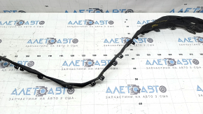 Rear bumper center trim Hyundai Tucson 22-24 structure, broken fastening, cracked, deformed