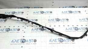 Rear bumper center trim Hyundai Tucson 22-24 structure, broken fastening, cracked, deformed
