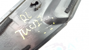 Left rear fender trim Hyundai Tucson 22-26 matte chrome, broken fasteners, broken fasteners, in glue