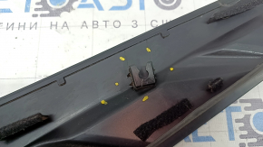 Left rear fender trim Hyundai Tucson 22-26 matte chrome, broken fasteners, broken fasteners, in glue