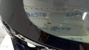 The trunk door is bare with glass Hyundai Tucson 22-26 Korea electric, tinted, blue PS8