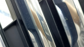 Radiator grill VW Tiguan 18-19 without emblem, 3 chrome stripes, chrome on top, bumps, swollen chrome