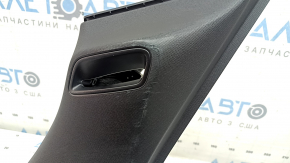Rear pillar trim behind the window, left, Mercedes W167 GLE 350 450 20-26 for 3 rows, black, scratches