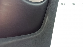 Center pillar trim, upper belt, right, Mercedes W167 GLE 350 450 20-26, black Alcantara, worn