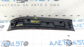 Door sill trim, inner rear left, Mercedes W167 GLE 350 450 20-26, dark grey, scratches