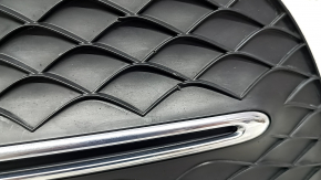 Left front bumper grille Mercedes W167 GLE 350 450 20-25, chrome structure, for parking sensors, scratches