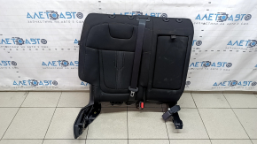 Backrest of the rear row of seats, 2nd row, right, Hyundai Tucson 22-24, black fabric, with a belt, black stitching, without a headrest, without an airbag, dry-cleanable