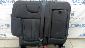 Backrest of the rear row of seats, 2nd row, right, Hyundai Tucson 22-24, black fabric, with a belt, black stitching, without a headrest, without an airbag, dry-cleanable