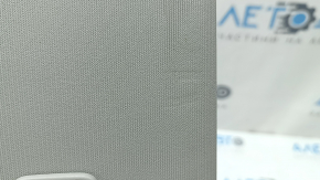 Left sun visor for VW Tiguan 18-24, grey, no hook, crack in mount, dents, needs cleaning