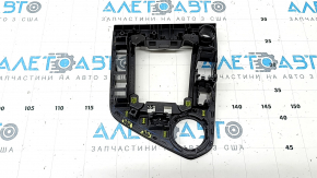 VW Tiguan 18-21 gearshift pad without Start-Stop button, with 4Motion pad, graphite, scratches, broken fasteners