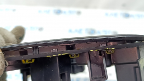 VW Tiguan 18-21 gearshift pad without Start-Stop button, with 4Motion pad, graphite, scratches, broken fasteners